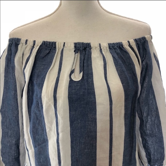 Young fabulous & broke off shoulder top size large - Picture 5 of 6